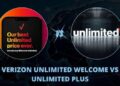 Verizon Unlimited Welcome vs Unlimited Plus
