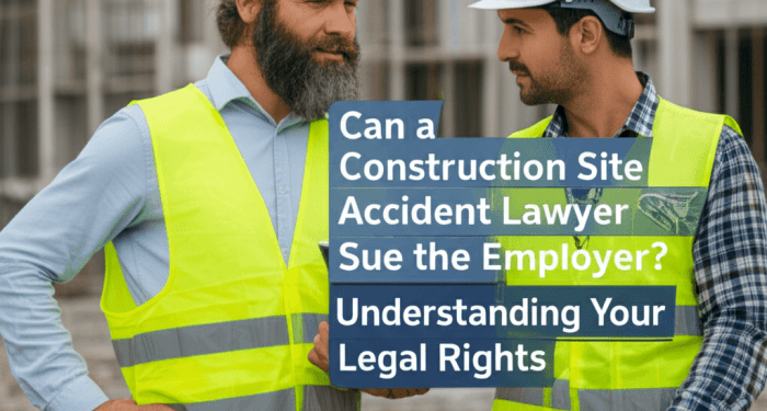 Can a Construction Site Accident Lawyer Sue the Employer? Understanding ...